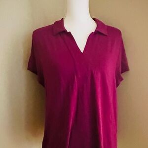 EUC JJill Magenta Casual Top